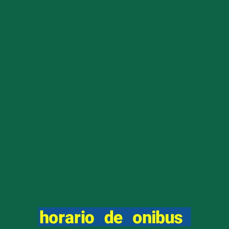 horario de onibus santos dumont x juiz de fora